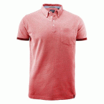 JAMES HARVEST LARKFORD POLO PIQUE HOMMES ROUGE MÉLANGE - TAILLE S