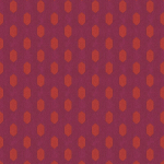 PAPIER PEINT INTISSÉ ROUGE VIOLET POUR COULOIR | PAPIER PEINT À POIS ROUGE & BORDEAUX | TAPISSERIE INTISSÉE VINTAGE POUR SALON - 10,05 X 0,53 M