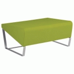 POUF 2 PLACES FACETT PVC URBAN ABSINTHE