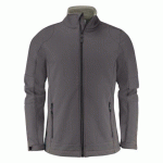 PRINTER TRIAL VESTE SOFTSHELL HOMMES GRIS ACIER - TAILLE S