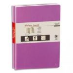 QUO VADIS DUO DE CARNETS HABANA SMOOTH BROCHURE SOUPLE 96 PAGES LIGNÉES 16X24 COUVERTURE SOUPLE VIOLET