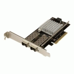 STARTECH.COM CARTE RÉSEAU PCI EXPRESS À 2 PORTS FIBRE OPTIQUE 10 GIGABIT ETHERNET AVEC SFP+ OUVERT ET CHIPSET INTEL