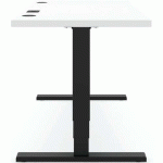 BUREAU PREMIUM RÉGLABLE ELEMENTS SOLID 2000 - GRIS - BLANC - ACTIFORCE