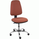 CHAISE SOCOVOS BASE CHROMÉ - MARRON - PIQUERAS Y CRESPO