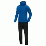 ENSEMBLE SURVÊTEMENT DE FOOT VESTE À CAPUCHON ET PANTALON ENFANT - JAKO - CLASSICO BLEU