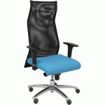 FAUTEUIL DE DIRECTION SAHUCO SIMILICUIR - BLEU CLAIR - PIQUERAS Y CRESPO