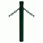 POTELET PROVINCE Ø114 MM CHAINES 2 ANNEAUX CITY VERT 6005 - PROCITY