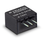 TRACOPOWER - TSR 0.5-2433 CONVERTISSEUR CC/CC POUR CIRCUITS IMPRIMÉS 24 V/DC 12 V/DC 500 MA NBR. DE SORTIES: 1 X CONTENU