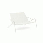 BANC D'EXTÉRIEUR EN ALUMINIUM OUDON - INTÉRIEUR & EXTÉRIEUR - GRIS CLAIR - EXTÉRIEUR