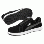 BASKETS DE SÉCURITÉ PUMA SAFETY ICONIC SUEDE BLACK LOW S1PL EST FO HRO SR - POINTURE 43