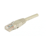 CORDON RJ45 CATEGORIE 5E U/UTP GRIS - 0,5 M