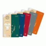 LOT DE 5 - CAHIER RECYCLÉ FOREVER PREMIUM A4 - GRANDS CARREAUX - 120 PAGES