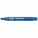 MARQUEUR PERMANENT N60 POINTE BISEAUTÉE BLEU - PENTEL