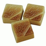 MATFER - PLAQUE 3 X 8 PRALINES CARRÉES CACAO - 383204