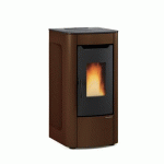 POÊLE À GRANULÉS VENTILÉ - 7 KW - RÉSERVOIR 15 KG - BRONZE - SABRY 5.0 EXTRAFLAME