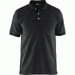 POLO BICOLORE NOIR/GRIS FONCÉ TAILLE XL - BLAKLADER