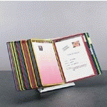 PROTÈGE-DOCUMENTS PIVOTANT TARIFOLD PVC A4 COULEURS ASSORTIES - 30 POCHETTES