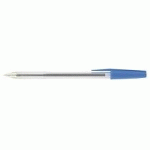 STYLO BILLE À CAPUCHON BLEU - LOT DE 50