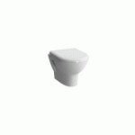 PACK CUVETTE WC SUSPENDUE COMPLET ZENTRUM 50CM AVEC ABATTANT - VITRA - 5785B003-6077