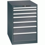 ARMOIRE NOIR 564X725X850 AVEC 7 TIR. 75KG _ 14.404.060 - LISTA