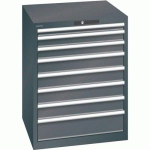 ARMOIRE NOIR 717X725X850 AVEC 8 TIR. 200KG _ 14.502.060 - LISTA