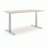 BUREAU RÉGLABLE STEELFORCE PRO 470 SLS 200CM - ARGENT CHÊNE - ACTIFORCE