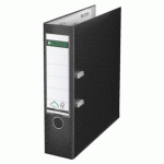 CLASSEUR A LEVIER LEITZ 180 DEGRES - POLYPROPYLENE - DOS 8 CM - A4 - NOIR