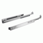 COULISSES À BILLES QUADRO V6 5D 30 KG - PUSH TO OPEN - LONGUEUR 400 MM HETTICH