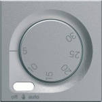 ENJO THERMO FIL PILOTE TITANE - APPAREILLAGE MURAL GALLERY HAGER WXD316T