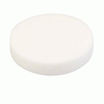 ÉPONGE DE POLISSAGE BLANCHE D. 180 X 38 MM AUTO-AGRIPPANTE FERME - 945242 - SILVERLINE - -