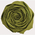 LOT DE 2 - PAPIER CRÉPON, PAQUET DE 10 FEUILLES PLIÉES 60% AU FORMAT 2,50X0,50M - VERT MOUSSE