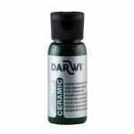 LOT DE 4 - DARWI FLACON DE 50 ML DE PEINTURE SUR CÉRAMIQUE À FROID - VERT BOUTEILLE