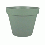POT ROND VERT LAURIER - DIAMÈTRE 60 CM - 76 LITRES - TOSCANE 13614 EDA PLASTIQUES