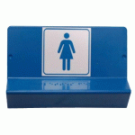 SIGNALÉTIQUE WC PMR - BRAILLE ET GRAVURE (FEMMES)