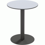 TABLE D'EXTÉRIEUR CROSS RONDE Ø60CM H75CM - PLATEAU GRIS - PAPERFLOW