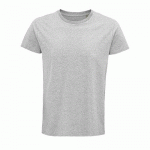TEE-SHIRT PERSONNALISABLE COTON ORGANIQUE BIO JERSEY 150 GRIS CHINÉ