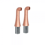 2 COLONNETTES HAUTES 130 MM MM3/4 OR ROSE BROSSE PVD ROBINETTERIE HYDROTHERAPIE - CRISTINA ONDYNA CH16034P