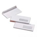 5 ETOILES BOÎTE DE 500 ENVELOPPES BLANCHES AUTOADHÉSIVES 80G FORMAT 110X220 DL FENÊTRE 45