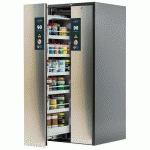 ARMOIRE V-MOVE-90 V90.196.081.VDAC:0013 GRIS/ACIER INOXYD. - ASECOS