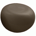 POUF GALET DE PAUL Ø 70 CM TAUPE RAL 7006 - QUI EST PAUL