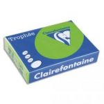 CLAIREFONTAINE RAMETTE DE 250 FEUILLES PAPIER COULEUR TROPHEE 160 GRAMMES FORMAT A4 BLEU TURQUOISE 1022