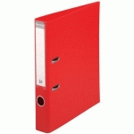 CLASSEUR À LEVIER EXPORT PVC A4 DOS DE 50MM ROUGE - EXACOMPTA
