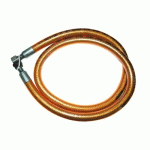 FLEXIBLE DE RACCORDEMENT - 2,00 M - BUTANE/PROPANE - INOX - DURÉE DE VIE ILLIMITÉE BOUTTÉ