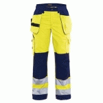 PANTALON HAUTE-VISIBILITÉ FEMME TAILLE 48 - BLAKLADER