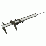 PIED À COULISSE COLUMBUS 120 MM AU 1/10ÈME DE MM AVEC ÉTUI - 710-P21 SAM OUTILLAGE