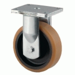 ROULETTE FIXE EN POLYURÉTHANE H HT:145 MM FORCE:450 KG - TENTE