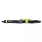 STABILO STYLO BILLE SMARTBALL POUR DROITIER AVEC PTE STYLET ÉCRAN TACTILE, CORPS NOIR/VERT ENCRE NOIRE