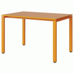 TABLE MALIBU 120X80 T6 SOUDÉ STR ABS ORANGE U340/ORANGE 1028