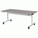 TABLE MALIBU RAB. 160X80 T4 DL STRA ABS BÉTON F186/BLC 9016