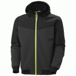 VESTE D’HIVER DOUBLÉE SOFTSHELL OXFORD - NOIR ET JAUNE - TAILLE L HELLY HANSEN